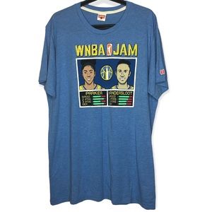 Homage WNBA Jam Chicago Sky T-Shirt Candace Parker Courtney Vandersloot  XL